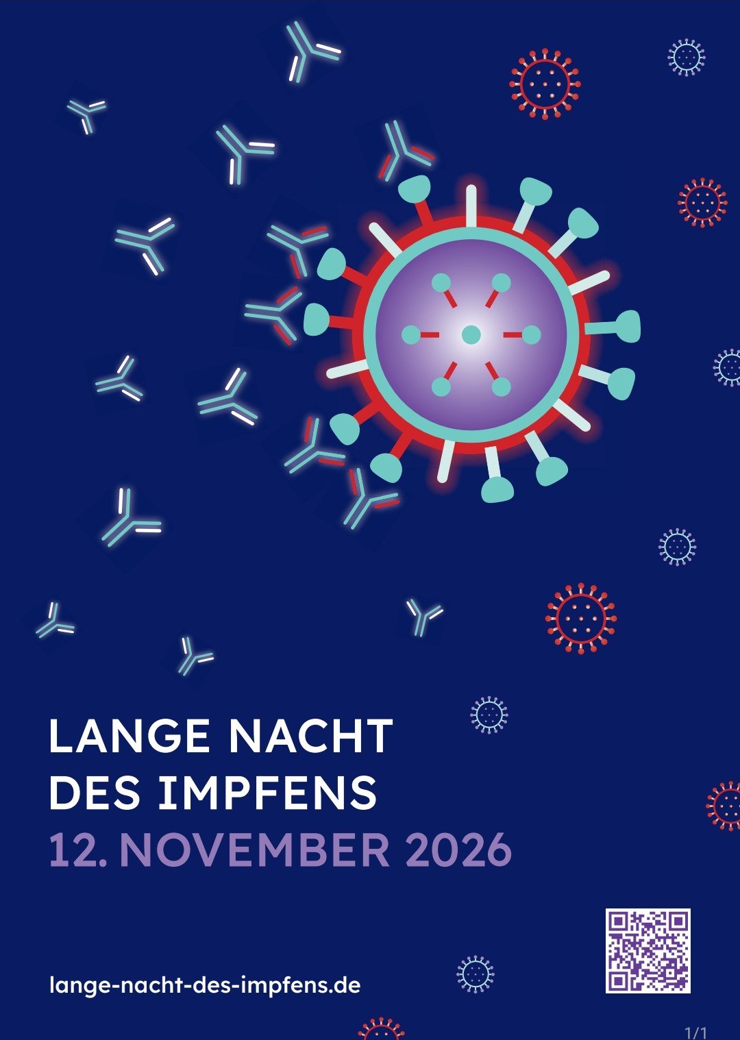 Motiv der bundesweiten Aktion: Lange Nacht des Impfens, 12. November 2026